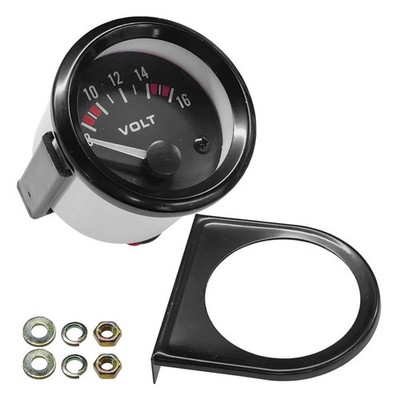 Uhanbut 12v Car Voltmeter 2'' 52mm Voltage Gauge Meter, Digital Automotive Vol...