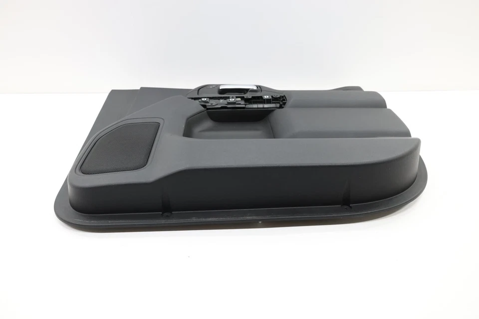 Chevrolet Silverado 1500 2019-2022 panel de moldura de puerta delantera derecha OEM NEGRO_H0U Foto 2 de 4