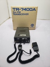 Radio ricetrasmettitore Kenwood TR-7400A 2M con microfono e scatola originale non testata