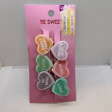 Target - Set of 6 be sweet candy heart hair c...