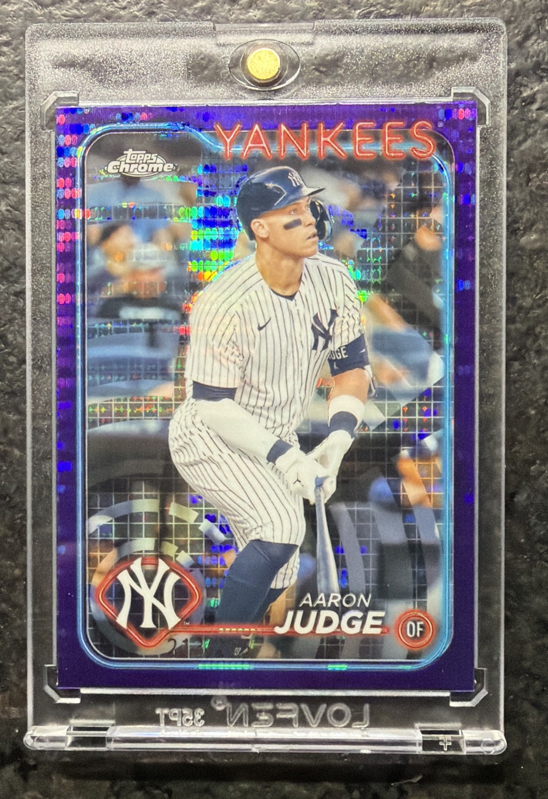 2024 Topps Chrome - Aaron Judge #50 Purple Sonar Refractor /275