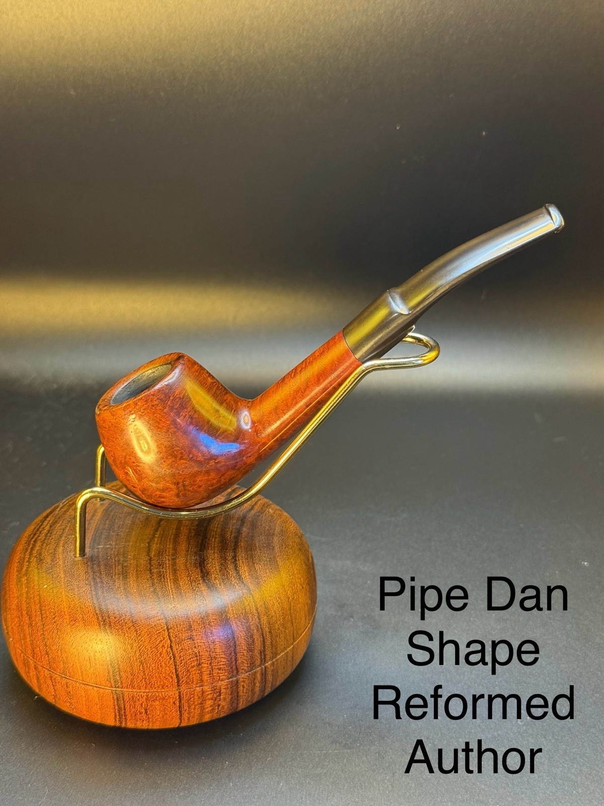 Vintage Pipe Dan Shape Reformed Author Tobacco Pipe