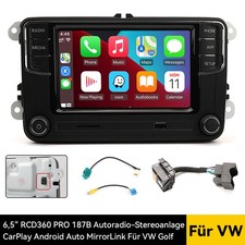 Für VW Golf Passat CC 6.5" RCD360 PRO 187B Autoradio CarPlay Android Auto RCD330