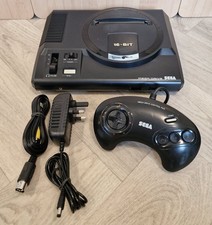 Sega Mega Drive 16-Bit Console Model 1600-05 Complete Set Up | Tested & Working