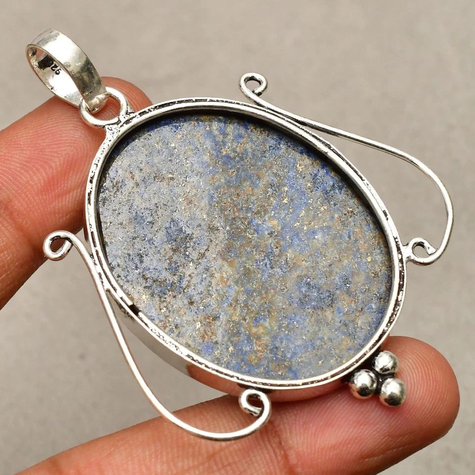 Ciondolo gioiello in argento sterling 925 fatto a mano con pietra preziosa... - Immagine 4 di 4