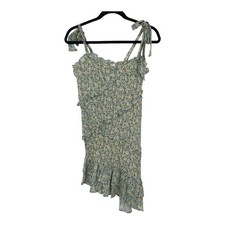 ASTR the Label dress Eastwick floral ruffle asymmetrical mini Medium M NEW