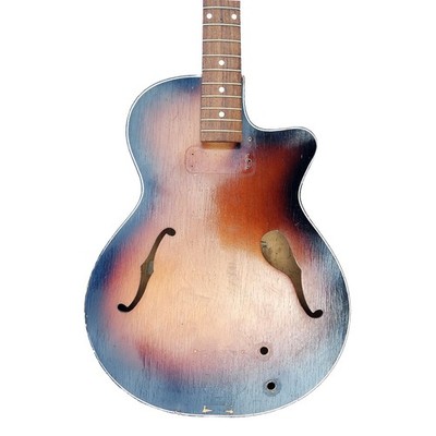 Egmond ''Lucky'' bass project from 1960s Sunburst