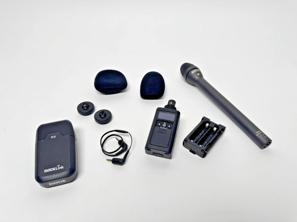 🔥 Micrófono Rode Reporter 🎤 Con paquete de transmisor y receptor inalámbrico RodeLink 🎧 Foto 2 de 4