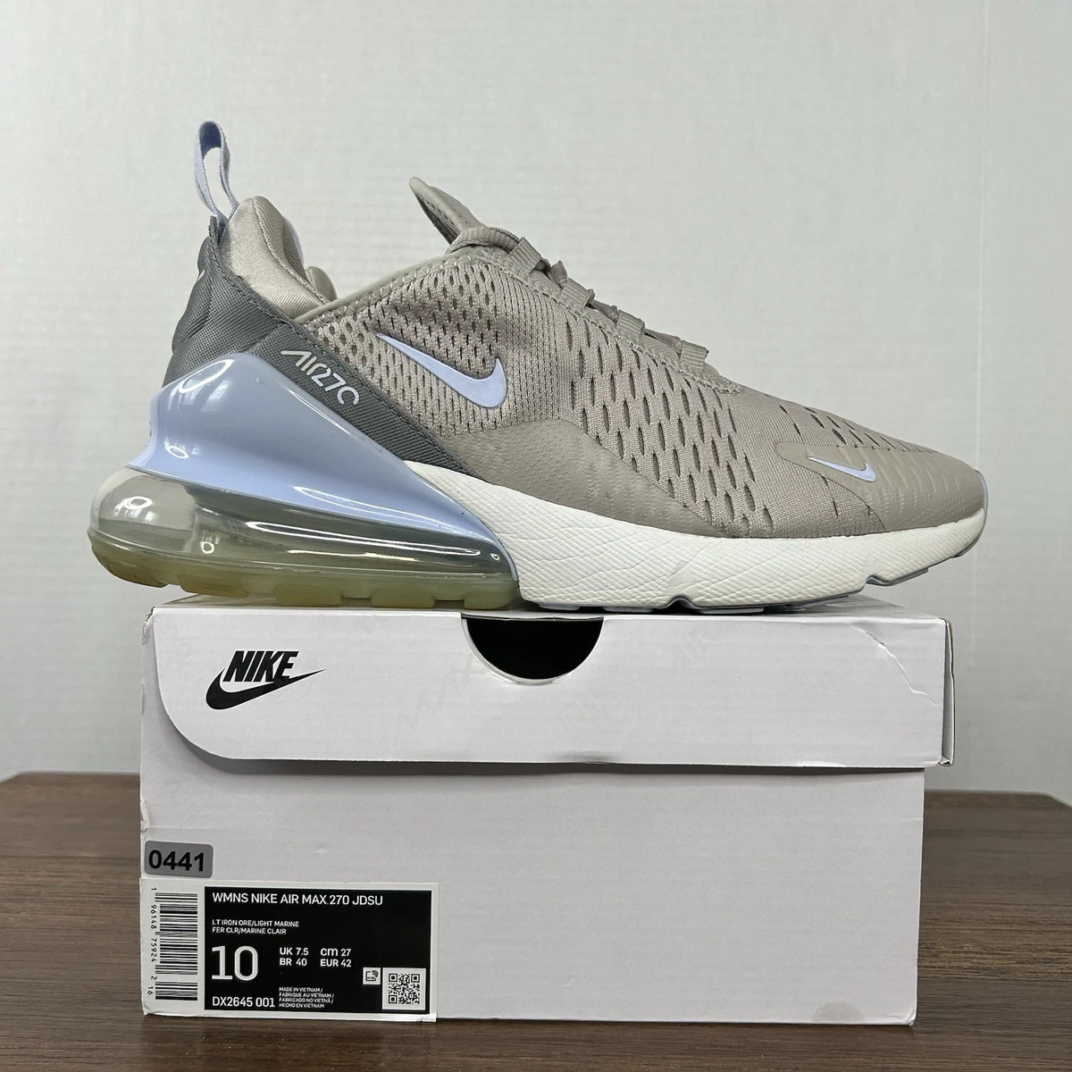 Nike Air Max 270 Light Grey W for sale | eBay