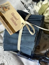 Mottled Blue Jelly Roll - Twenty 2 1/2  Strips Quilting Cotton