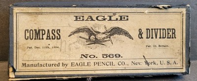 Eagle Compass & Divider No. 569 with Box