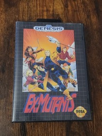 Ex-Mutants (Sega Genesis, 1992) Authentic Case And Cartridge 