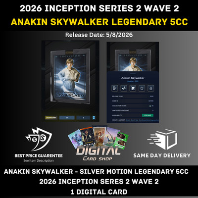Topps Star Wars Card Trader 2026 Inception Series 2 W2 Anakin Skywalker Leg 5cc