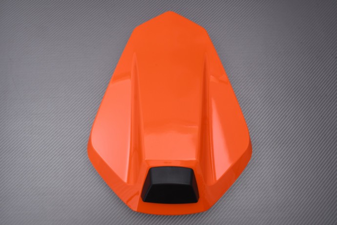 Dosseret de selle orange pour supprimer la place passager sur Duke 390 2017-2023