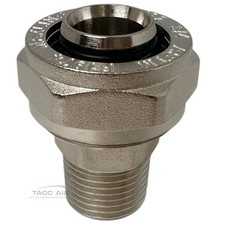 MaxLine Air Piping System M8005 3/4" Tubing x 1/2" MNPT Straight Adapter Fitting