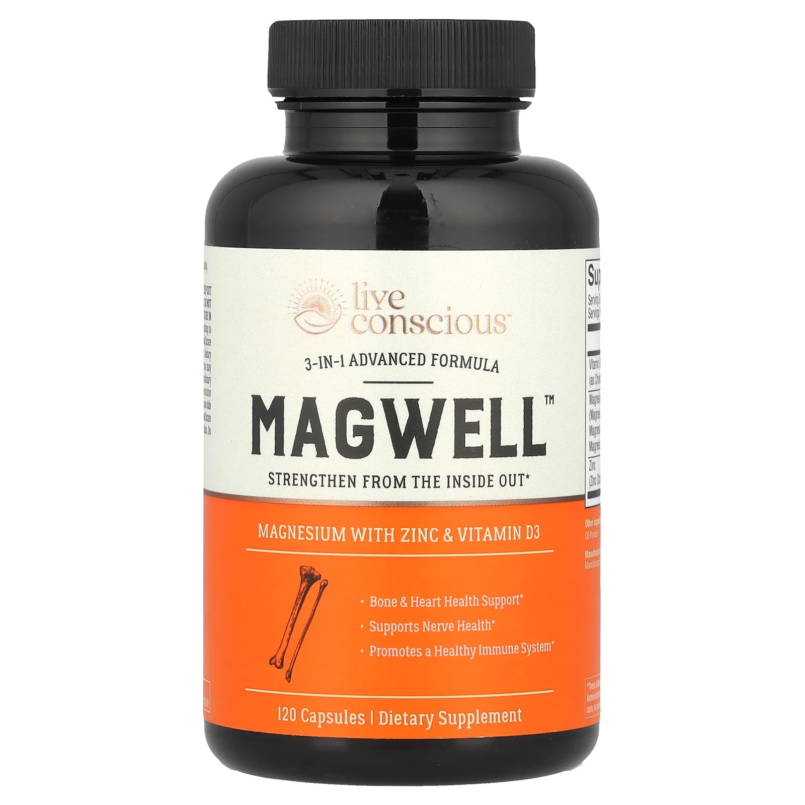 MagWell , 3-in-1 Advanced Formula, 120 Capsules