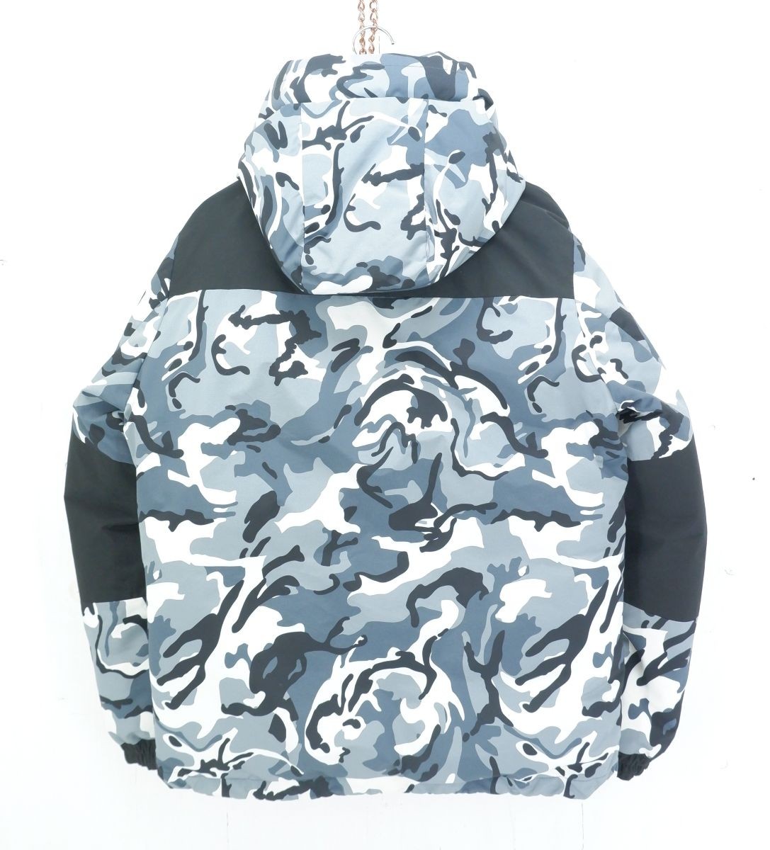 Schott Two-Tone Down Parka Jacket L Outer, Used, … - image 2