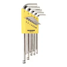 Bondhus 16937 13 Piece Sae L-Shape Hex Key Set, 16937