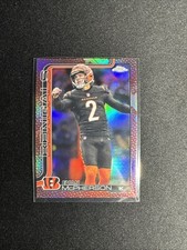 2025 Topps Chrome Football - Evan McPherson Refractor BENGALS 
