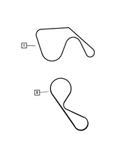 Genuine Mopar Serpentine Belt 68238640AA