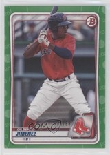 2020 Bowman Draft Green Border 76/99 Gilberto Jimenez #BD-137 s7f