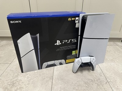 Sony PS5 Digital Edition Spielekonsole - Weiß