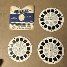 Vintage Retro ViewMaster Walt Disney presents jungle book 3 reel set 