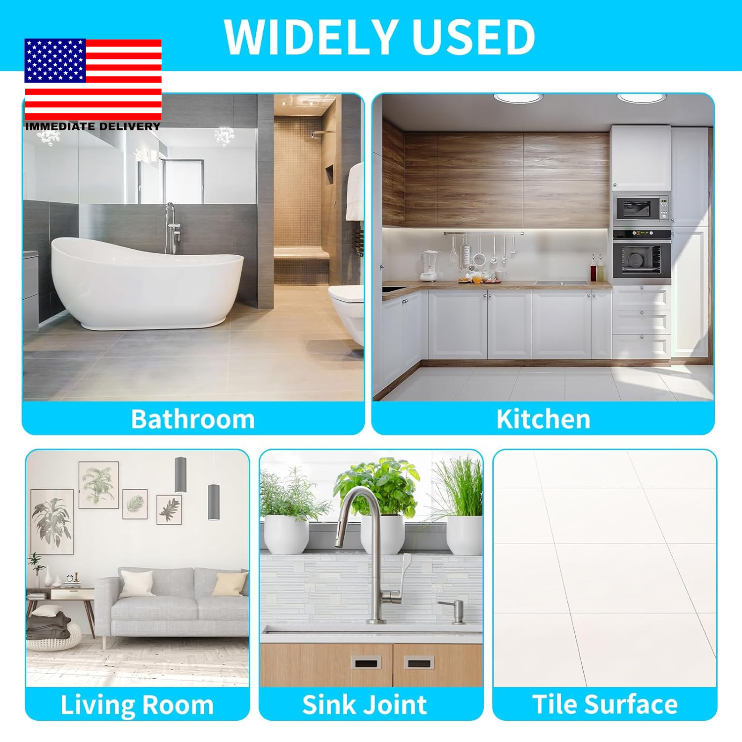 11Pcs Silicone Caulking Tools 3 In1 Grout Removal Tool(Stainless Steelhead)&Grou