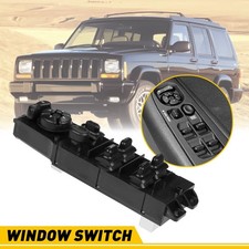 Driver Side Master Power Window Switch For 1997-01 Jeep Cherokee Classic Sport