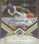 2010-11 Panini Limited CARL LANDRY #98🔥 Kings 🔥 Monikers Gold Autograph 🔥 /99