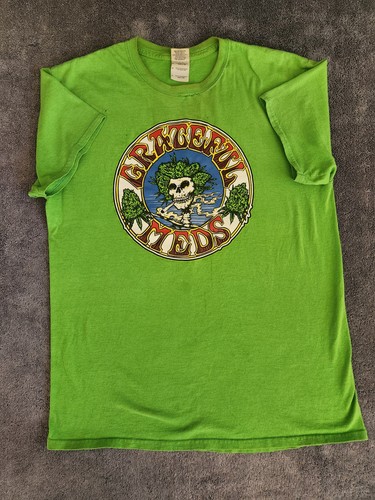 GRATEFUL MEDS SHAKEDOWN ST GRATEFUL DEAD MOCK T SHIRT VINTAGE