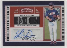2019 Panini Elite Extra Edition 55/150 Lucas Dunn #USA-LD Auto 0c2