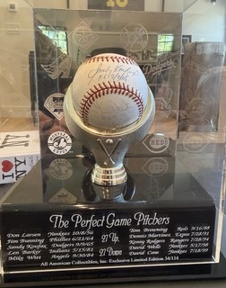 MLB Perfect Game Multi Signed Baseball 10 Autos Sandy Koufax Don Larsen LE /114