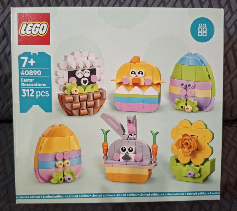 LEGO Easter Decorations New & Sealed Limited Edition Set 40890.