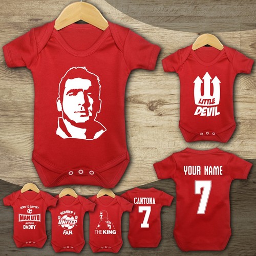 Manchester Man Utd Baby Weste Anzug Grow Football - personalisiert - Bild 7 von 9