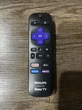 OEM Official Philips Roku TV Remote Control Netflix Apple TV Paramount + HBO Max