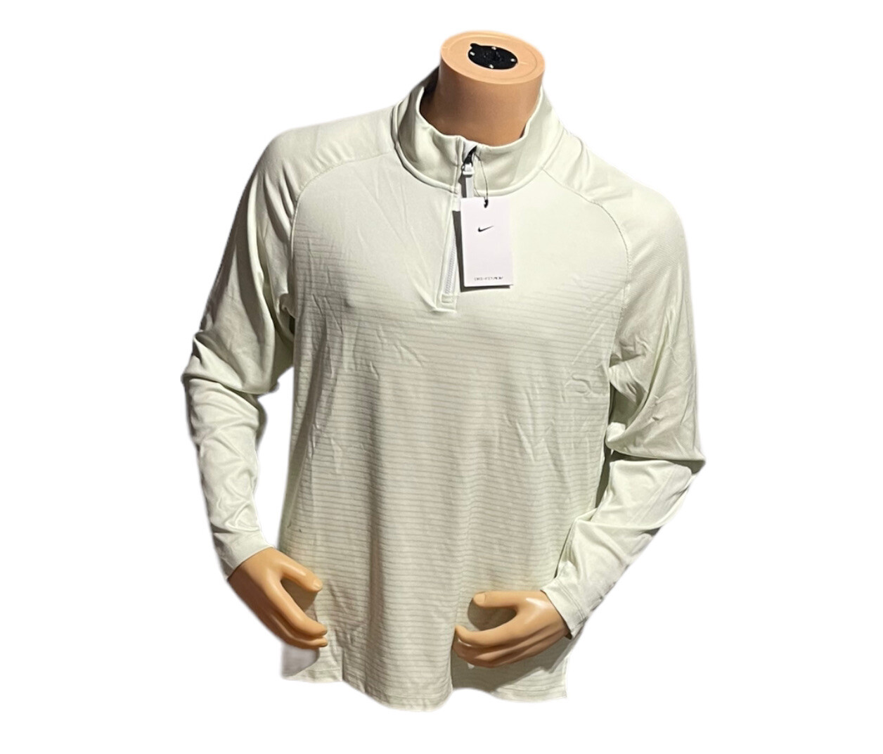 Мужской топ для гольфа Nike Dri-FIT ADV Vapor на молнии DH0982-100 Белый/PhotonDust