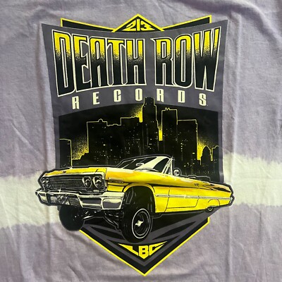 Death Row Records - Washed Graphic T-Shirt Men's Size Large | eBay