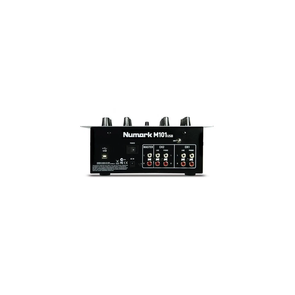 NUMARK M101USB Black 2-Kanal USB Mixer - Bild 2 von 2