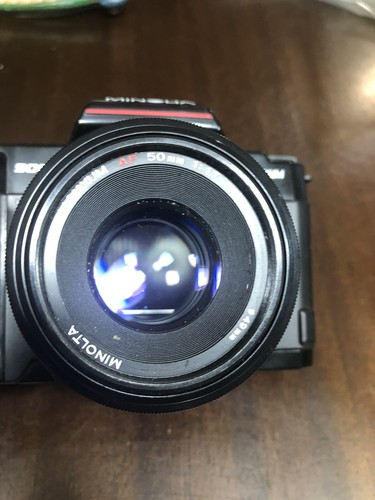 Minolta Maxxum 5000 AF 35mm fotocamera pellicola con obiettivo solo parti LEGGI - Foto 5 di 14