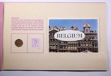 View-Master Collector's Folder Belgium - 3 reels B188 stamp/coin