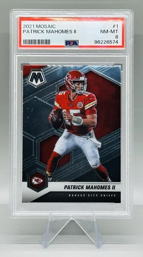 2021 Panini Mosaic Patrick Mahomes II #1 PSA 8 🔥🔥🔥🔥🔥