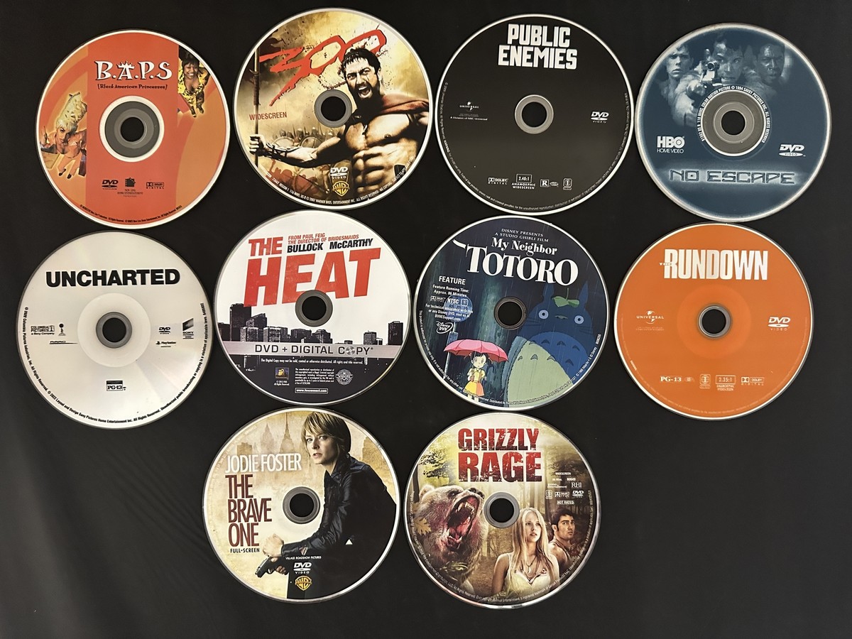 Lot Of 50 Random Movies Disc Only On DVD | eBay