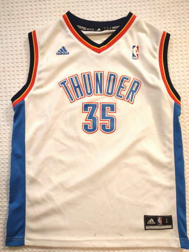 Kevin Durant #35 Oklahoma City Thunder Jersey Stitched Sewn Adidas NBA Youth L