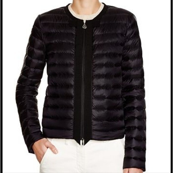 Moncler Bonite Bow-Front Down Jacket Size 2 | eBay
