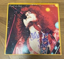 * BILL LEGEND * signed vinyl album * T-REX * LIGHT OF LOVE * COA * 1
