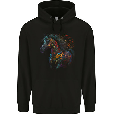 Ein buntes Pferd mit Fantasiemarkierungen Kinder Kinder Hoodie