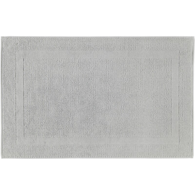 Cawö Badematte Modern uni 304-705-platin 100% Baumwolle 50 x 80 cm 