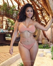 8x10 DOLLY CASTRO GLOSSY PHOTO hot sexy cute beautiful latina bikini model