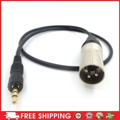 K- 3,5-mm-Audiostecker XLR 3-polig für Sony UWP D11 D21 P03B Mikrofon-Tonaufnahm